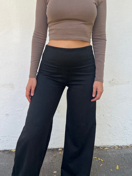 ~ 2º PREVENTA Pantalon Libre Gamuzado NEGRO~