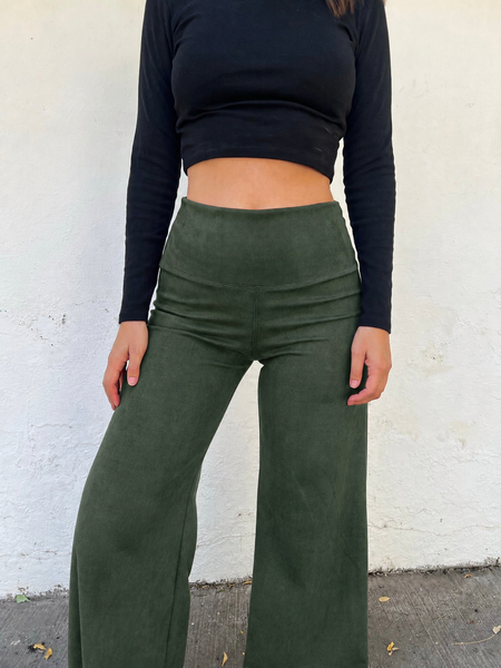 ~ PREVENTA Pantalon Libre Gamuzado VERDE~