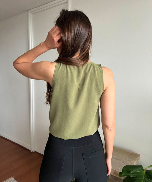 ~  Blusa Ambar / musgo