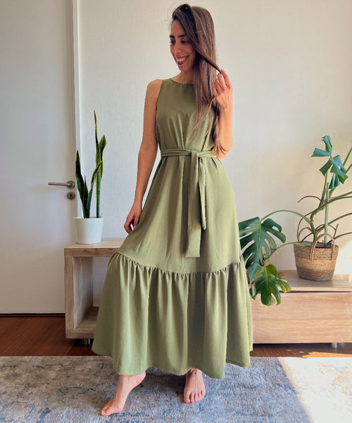 ~ Vestido Alba / musgo