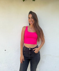 ~ Crop top Fucsia ~