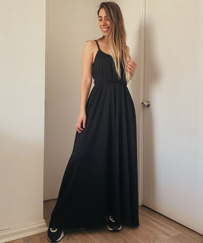 ~Maxi Vestido Negro / PRODUCTO DESCONTINUADO ~